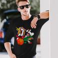 ダビングユニコーン ジョーダン バスケットボールファンジャージ ジョーダン国旗 長袖Tシャツ 彼への贈り物