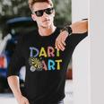 ダーツアート ダーツプレーヤー ダーツスポーツ ダーツボード ダーツ 長袖Tシャツ 彼への贈り物