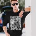 ダートバイクオールドマン 長袖Tシャツ 彼への贈り物