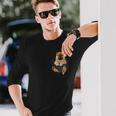 チャウチャウ愛好家のためのあなたのポケットに面白いチャウチャウ 長袖Tシャツ 彼への贈り物