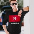チュニジア国旗tシャツ 長袖Tシャツ 彼への贈り物