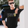 テキーラpor Favorメキシコテキーラスペイン語テキーラください 長袖Tシャツ 彼への贈り物