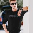テクノ音楽ミニマリストデザイン Edm Festival Techno Clothing 長袖Tシャツ 彼への贈り物
