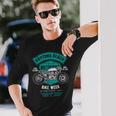 デイトナビーチ フロリダ アンティーク調オートバイデザイン 長袖Tシャツ 彼への贈り物