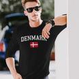 デンマーク国旗 メンズ レディース キッズ デンマーク 長袖Tシャツ 彼への贈り物