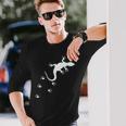 トカゲの跡 クライミング ヤモリ テラリウム 爬虫類 オーナー 長袖tシャツ 長袖Tシャツ 彼への贈り物