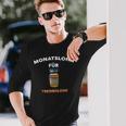 トレンボロンの月額賃金 長袖Tシャツ 彼への贈り物