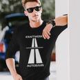 ドイツでの楽しい高速運転のためのクラフトワークアウトバーン 長袖tシャツ 長袖Tシャツ 彼への贈り物