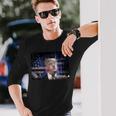 ドナルド・トランプ ブタ 動物 面白い 長袖Tシャツ 彼への贈り物