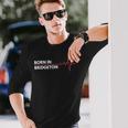 ニュージャージー州ブリヂストン 誕生都市 長袖Tシャツ 彼への贈り物