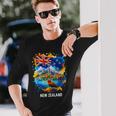 ニュージーランド国旗 旅行 お土産 ニュージーランド人 Nz キウイバード 長袖tシャツ 長袖Tシャツ 彼への贈り物