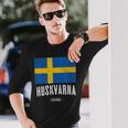 ハスクバーナ市 スウェーデン 長袖Tシャツ 彼への贈り物