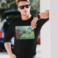 ハッピー・ミッドサマー・ベア 長袖Tシャツ 彼への贈り物