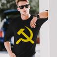 ハンマーと鎌のシンボル Cccp ソビエト連邦 長袖Tシャツ 彼への贈り物