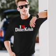 ハートドネルケバブが大好き 長袖Tシャツ 彼への贈り物