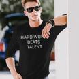 ハードワークビートタレント 長袖Tシャツ 彼への贈り物