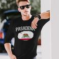 パサデナ カリフォルニア州旗 ビンテージ Usa スポーツ メンズ レディース 長袖Tシャツ 彼への贈り物
