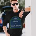 パリ 8Th Arrondissement Frenchtreetign Huitieme Elysees 長袖Tシャツ 彼への贈り物