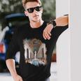 パリ アートワーク ルーヴル美術館 フランス観光 フランス 長袖Tシャツ 彼への贈り物