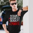 パワーリフティング700kgクラブメンブ Powerlifting 700 Kg Club Member 長袖Tシャツ 彼への贈り物