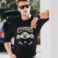 パンダ ヘヴィメタル 80年代 ロックミュージック メタルヘッド エレキギター 長袖Tシャツ 彼への贈り物