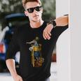 ヒエロニムス ボッシュ 大喜びの庭 悪魔 長袖Tシャツ 彼への贈り物