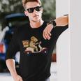 ピザデリバリースクーター イタリア料理 レディース メンズ 長袖Tシャツ 彼への贈り物