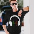 ファニー ラスタ ギフト メンズ レディース クール ラスタカラー ヘッドホン 長袖Tシャツ 彼への贈り物