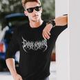 ブラックメタル＆デスメタルヘッドバンガーチョイスカインドネス 長袖Tシャツ 彼への贈り物