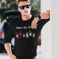 プライド猫好きのための足 Lgbt意識プライド月間 長袖Tシャツ 彼への贈り物