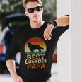 ベスト・キャバリア・パパ、キング・チャールズ・スパニエル 長袖Tシャツ 彼への贈り物