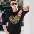 ペイズリーハート 長袖Tシャツ 彼への贈り物