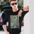 ペルシャ 中東 イラン アラビア語 イスラム教 パターンデザイン 長袖Tシャツ 彼への贈り物