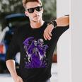 ホラー 死神とオカルト ゴシック 長袖Tシャツ 彼への贈り物