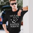 ボルダリング チョーク手形 長袖Tシャツ 彼への贈り物
