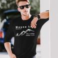マウナロア ハワイ アメリカ サイクリング 自転車 登山 アウトドア 長袖Tシャツ 彼への贈り物