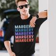 マージェリー 面白いギフト名 名前入り 長袖Tシャツ 彼への贈り物