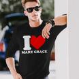メアリー・グレースという名前が大好きです 長袖tシャツ 長袖Tシャツ 彼への贈り物