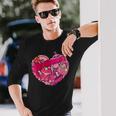 メルちゃん モチーフグラフィック 〜ハート〜 長袖Tシャツ 彼への贈り物