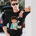 メルちゃんのおともだち あっちゃん Bigプリント 長袖Tシャツ 彼への贈り物