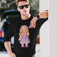 メルちゃんのおともだち リリィちゃん Bigプリント 長袖Tシャツ 彼への贈り物