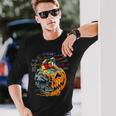 メルティングキューブ 面白い ルービック ルビックス ルービックス プレイヤー キューブ ハロウィン 長袖Tシャツ 彼への贈り物
