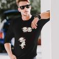 ヤギ好きの方へ かわいいかわいい赤ちゃんヤギのポケット付き 長袖Tシャツ 彼への贈り物