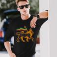 ユダのラスタライオン ユダヤ教のプライド エチオピアとキリスト教徒 長袖Tシャツ 彼への贈り物