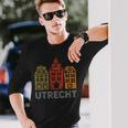 ユトレヒト旧市街 長袖Tシャツ 彼への贈り物
