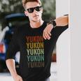 ユーコンシティレトロ 長袖Tシャツ 彼への贈り物