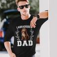 メンズ ラブラドゥードル お父さん 面白いクロスブリード 犬好きの方へのギフトに 長袖Tシャツ 彼への贈り物