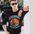 リバプール イギリス 旅行 シティ アドベンチャー 長袖Tシャツ 彼への贈り物