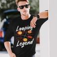 ルーピング レジェンド ヨーヨー ジャグリング ヨーヨーイング ヨーヨー 長袖Tシャツ 彼への贈り物