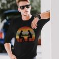 レトロ チェスプレイヤー ビンテージ チェスボード チェス グランドマスター 長袖Tシャツ 彼への贈り物
